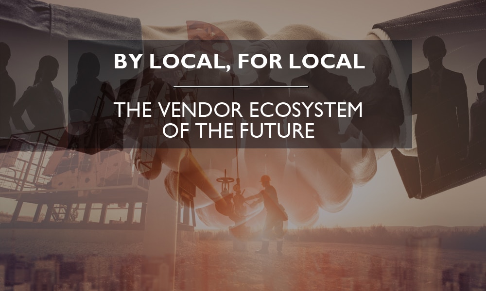 Onshore/offshore vendor ecosystem of the future - By local for local.